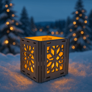 Teelicht Schneeflocke