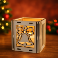 Weihnachts-Teelichthalter „Glocke