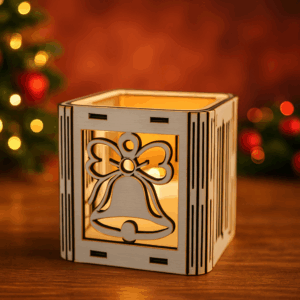 Weihnachts-Teelichthalter „Glocke