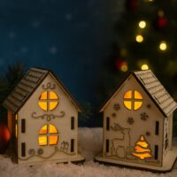 LED-Teelicht Häuser