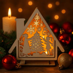 Weihnachtshäuschen LED