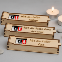 Holzbox „Du bist…“ – süße Geschenkidee mit persönlicher Botschaft