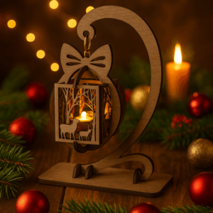 Weihnachtslaterne hängend