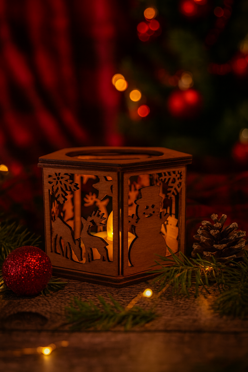 Teelichthalter Weihnachten